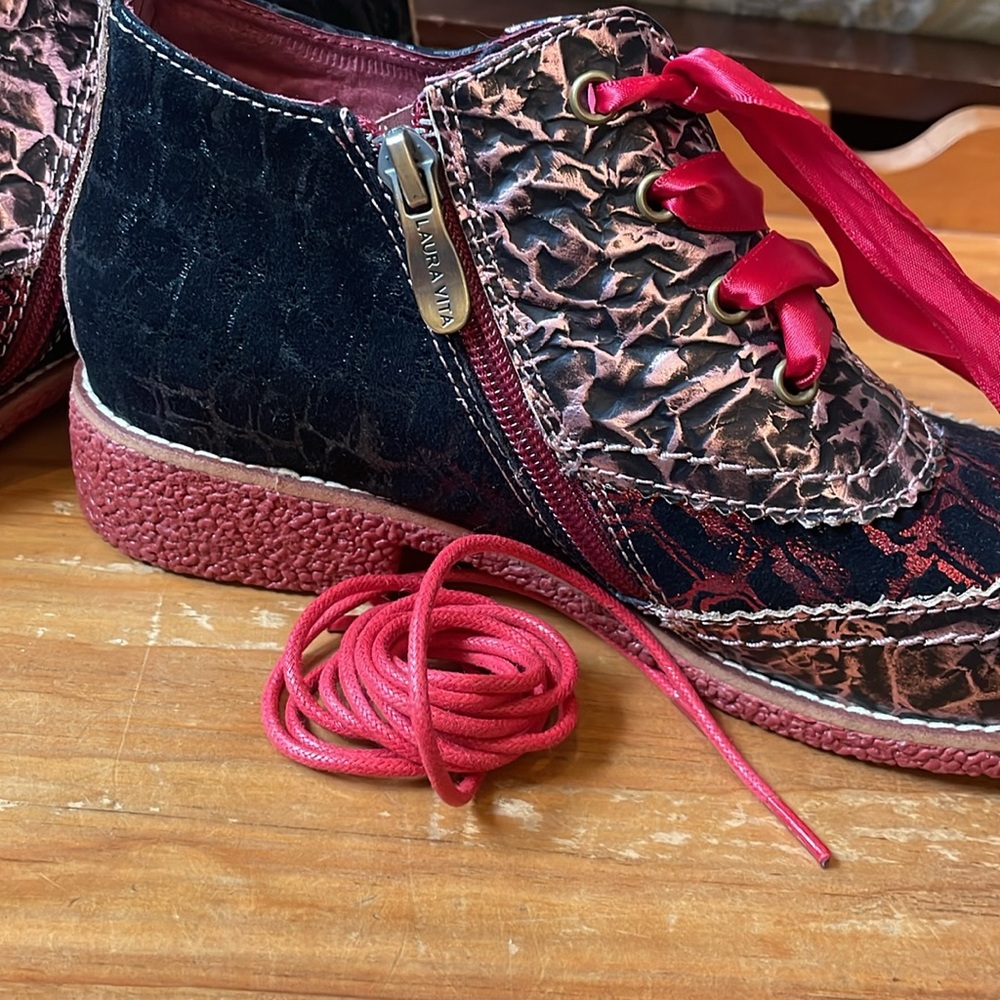 Laura Vita leather booties - Picture 7 of 8